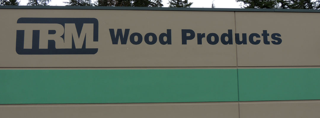 TRM Wood Products sign